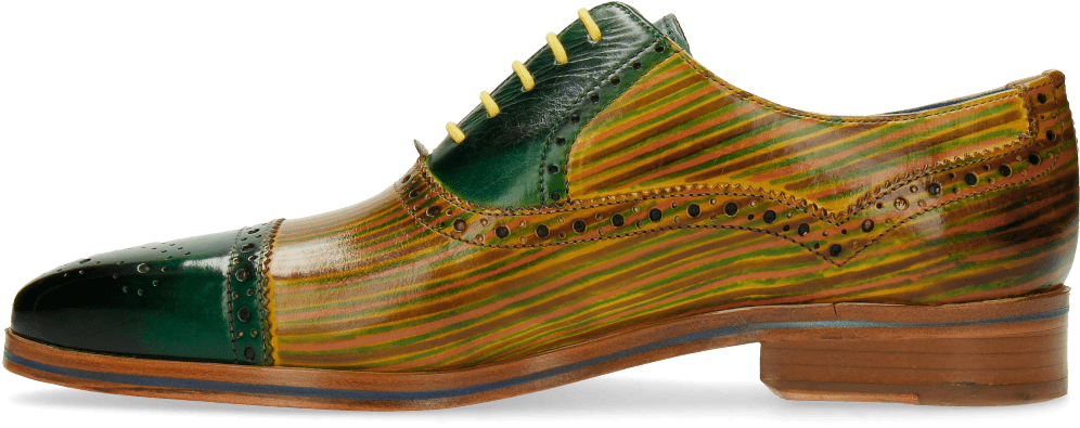 Oxford Shoes Lewis 36 Green Sun Lines Dark Brown - Melvin & Hamilton 'lewis 36' Brogues (1024x1024), Png Download