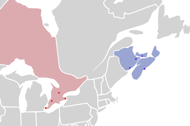 09, 19 November 2015 - North America Map Gif (662x439), Png Download