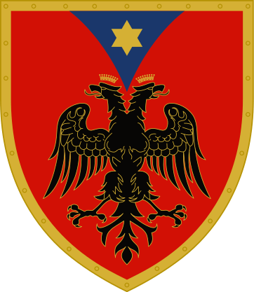 Bandera De La Liba De Lezhë Introducida Por Skanderbeg - Illyrian Coat Of Arms (362x417), Png Download