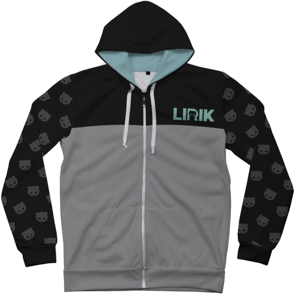 Grimace Sleek Zip Hoodie - Lirik Hoodie (650x650), Png Download