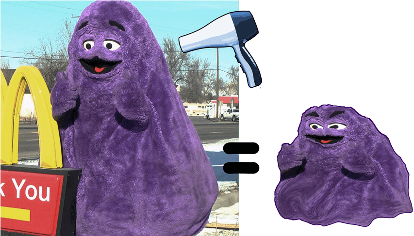 Grimace Png - Transparent Grimace Mcdonald Characters (900x486), Png Download