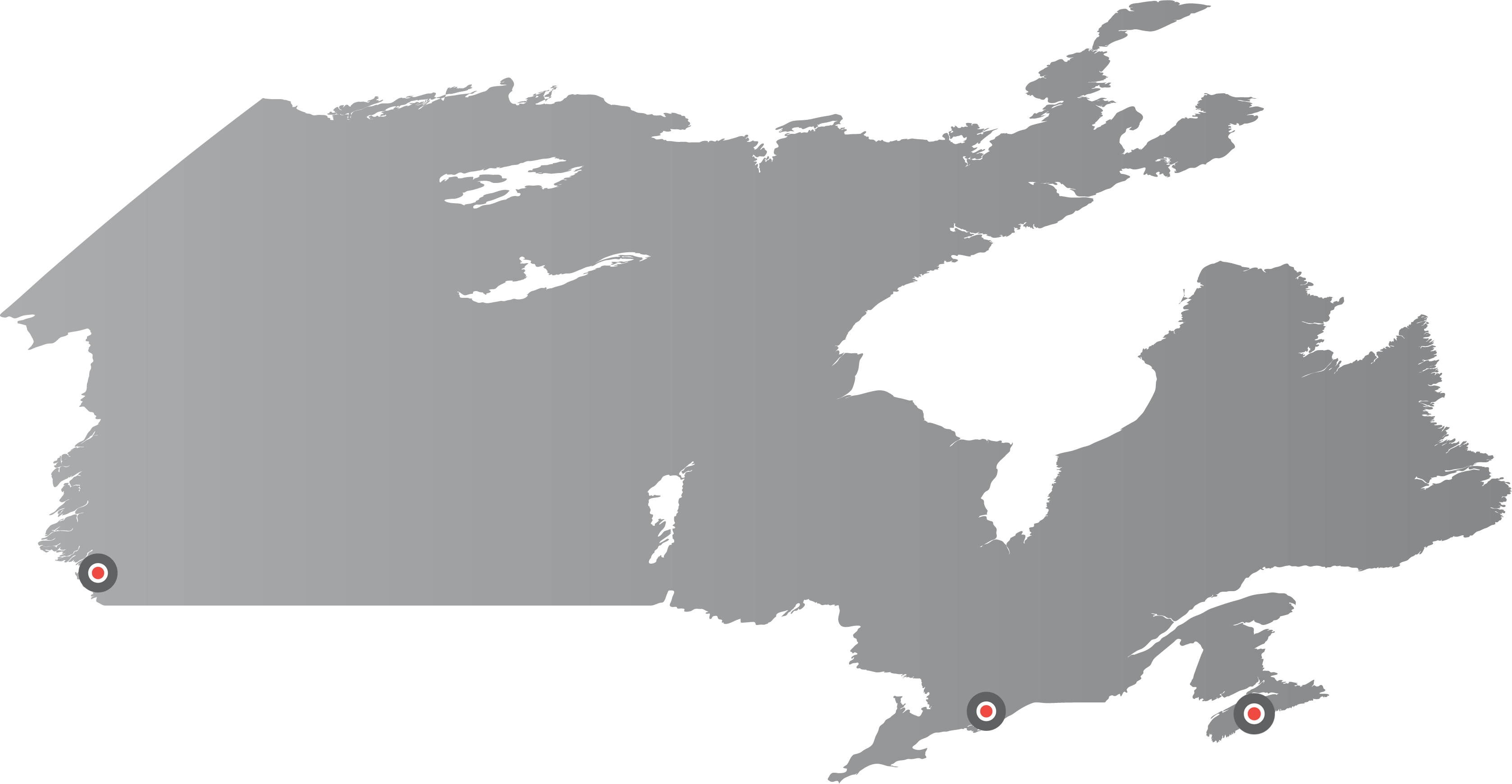 Canada Map - America (3355x1740), Png Download