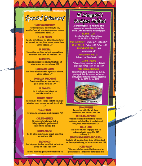 Icon El Maguey Menu - Mexican Cuisine (600x700), Png Download