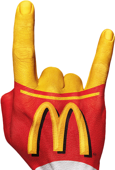 The - Mcdonalds Rock N Fries (550x553), Png Download