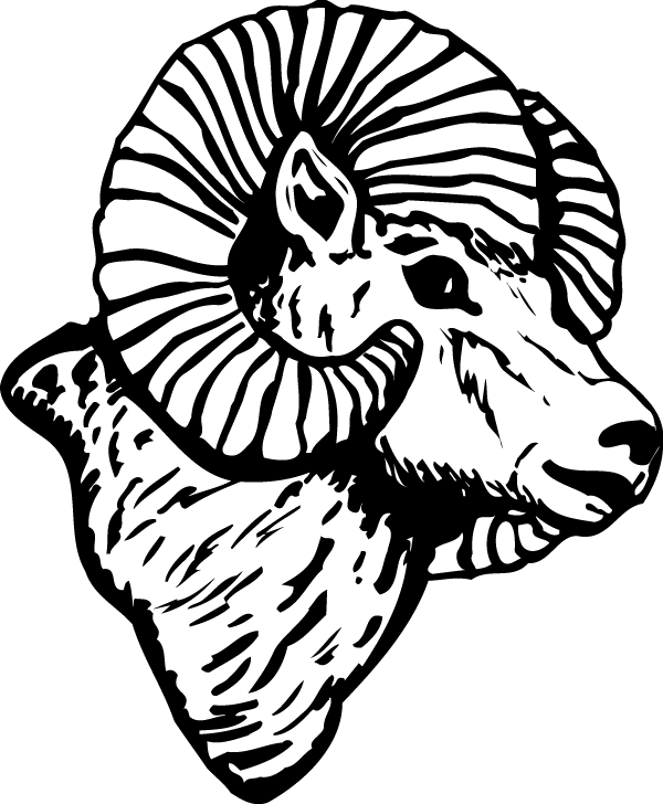 Side View Ram Drawing (600x728), Png Download