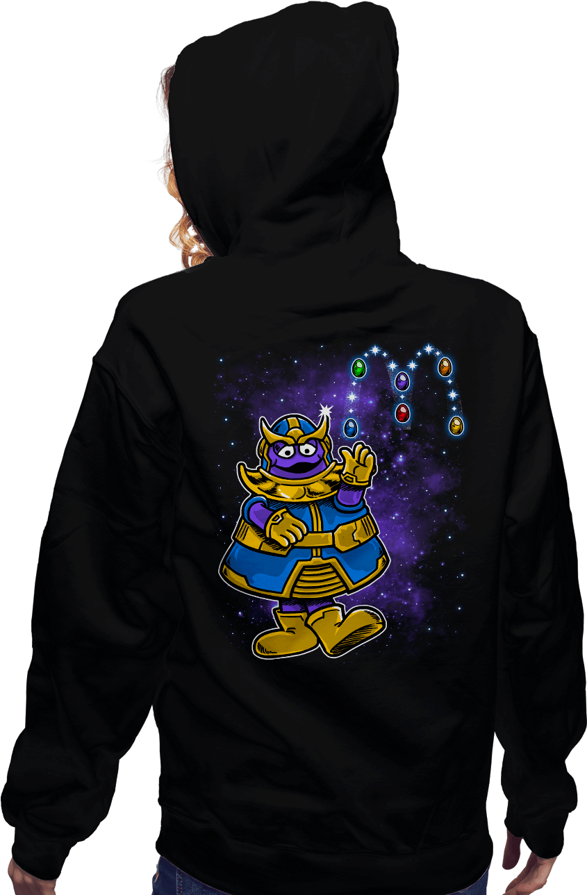 Grimace - Hoodie (930x1294), Png Download