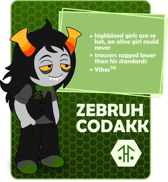 Personification Of The Grimace Emoji - Zebruh Hiveswap (540x587), Png Download