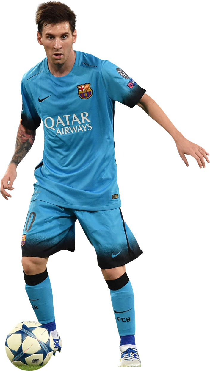 Lionel Messi Render - Lionel Messi 2015 16 Png (706x1246), Png Download