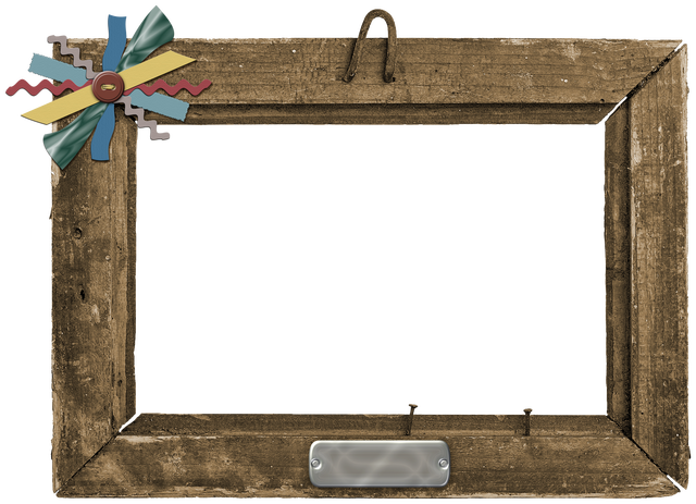 Rustic Wood Frame Png For Kids - Picture Frame (640x463), Png Download