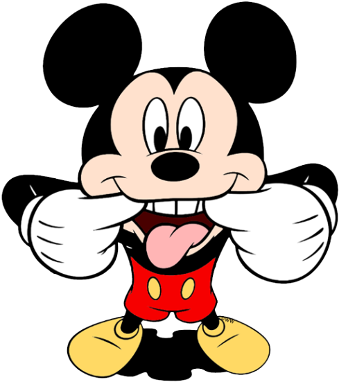 Free Download Mickey Grimace Clipart Mickey Mouse Minnie - Clipart Mickey Mouse (500x557), Png Download