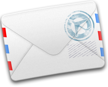 Letter Icon - Email Icon Deviantart Mac (456x368), Png Download