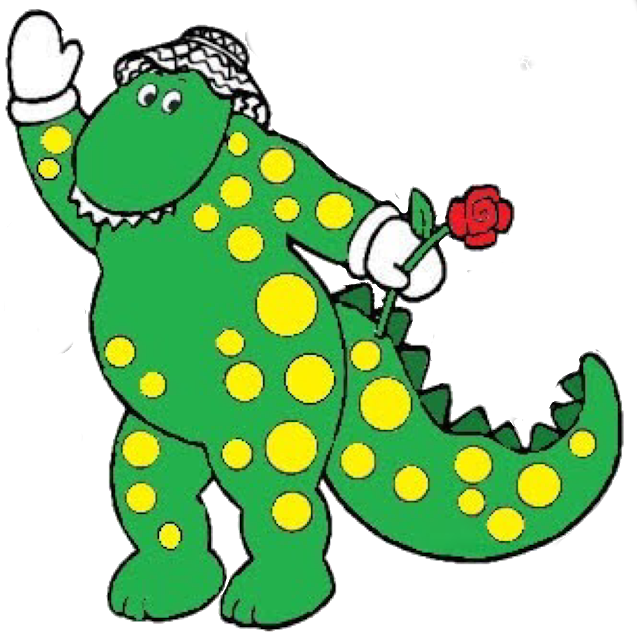Cartoon Dorothy The Dinosaur - Wiggle Time! (637x635), Png Download