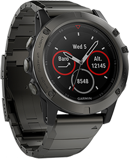 Ex-sport Garmin Fenix 5x Multisport Watch (544x544), Png Download