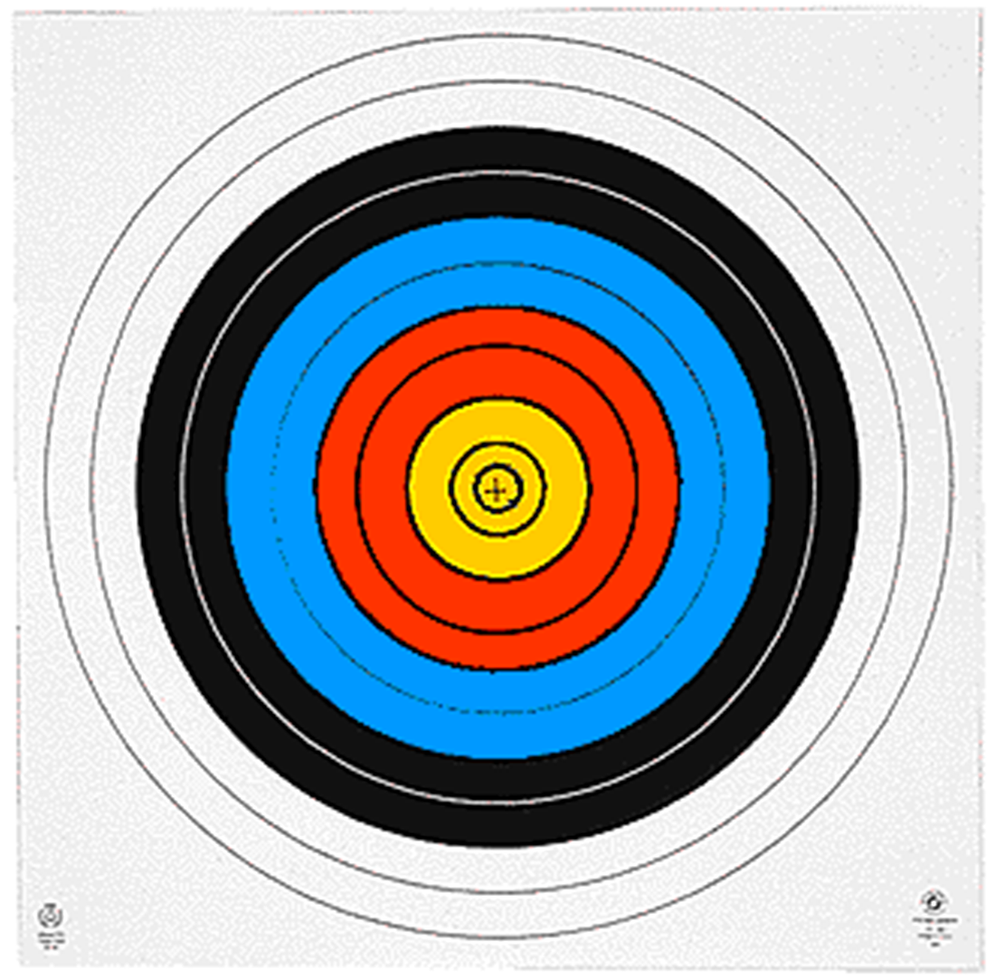 Archery Target Png Download - Archery Target (1600x1417), Png Download