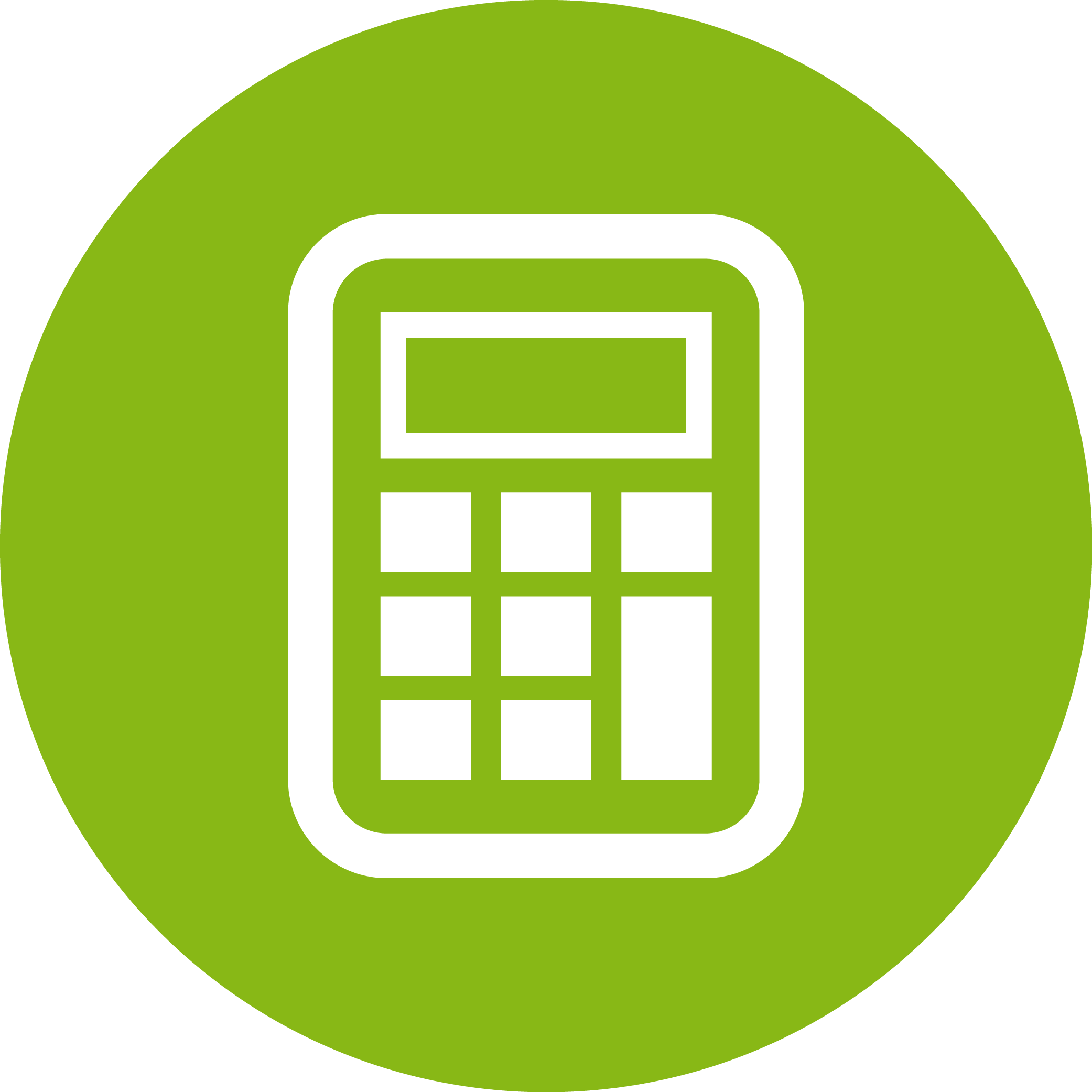 Accounting Service - Icone Hopital (2083x2083), Png Download