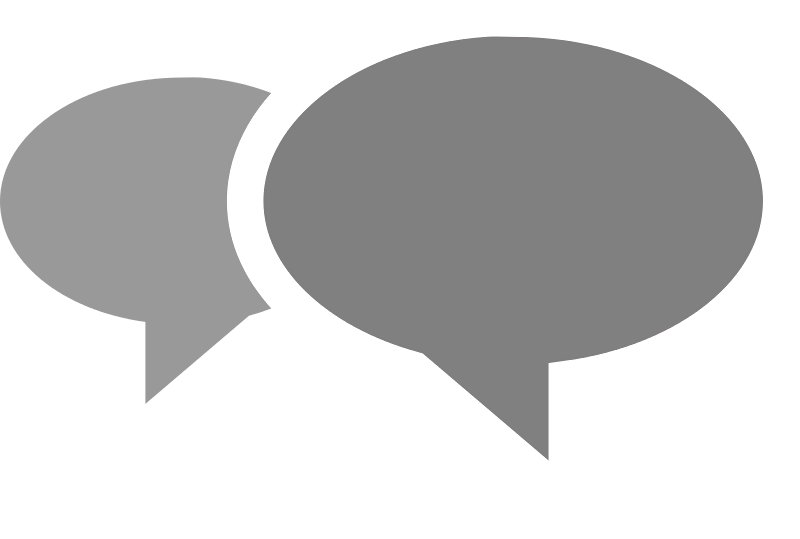 Chat Icons - Chat Icon Grey Png (800x539), Png Download