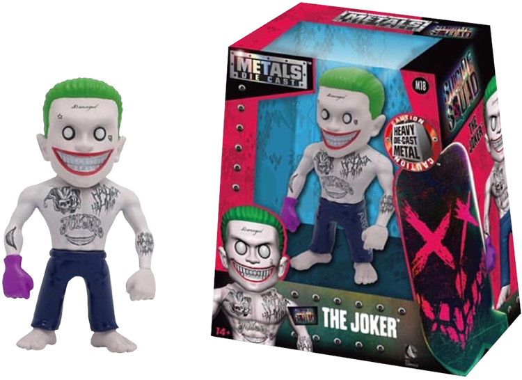Suicide - Joker Action Figure Suicide Squad (750x546), Png Download