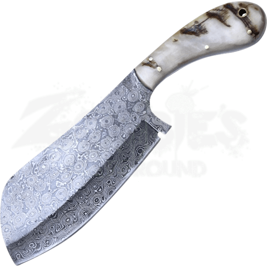 Damascus Steel Cleaver - Knife (550x550), Png Download