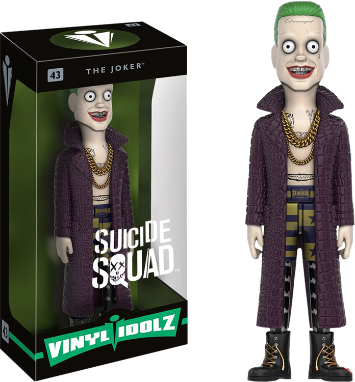 Funko Vinyl Idolz Dc Suicide Squad The Joker 9" Premium - Vinyl Idolz Suicide Squad (696x750), Png Download