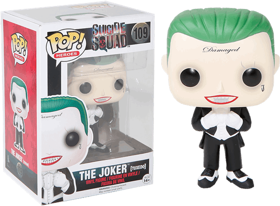 Joker Pop Vinyl Figure - Funko Pop Joker Suicide Squad (600x600), Png Download