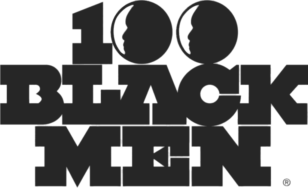 100 Black Men Face Logo Cut Cut - 100 Black Men Logo (1024x630), Png Download