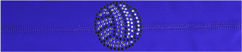 Loop Blue Rhinestone Volleyball - Label (900x900), Png Download