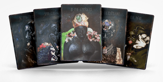 Tarot Decks Made For Black And Brown People Of Color - African American Tarot Cards (680x341), Png Download