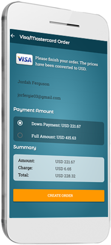 We Accept Visa & Mastercard Cards - Smartphone (300x561), Png Download