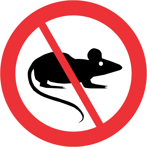 No Rats (600x599), Png Download