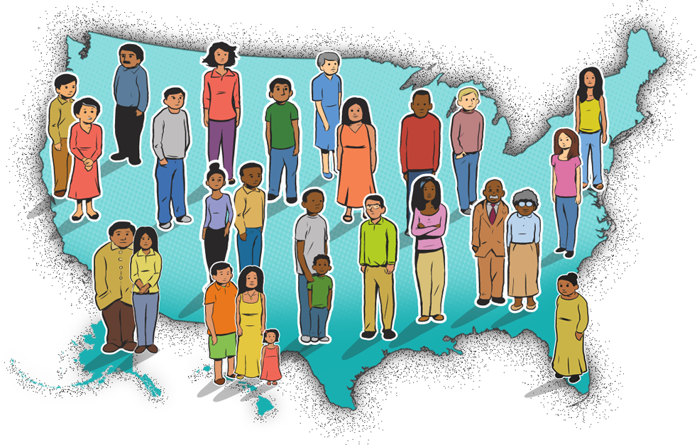 Increase The Participation Of African Americans, Hispanics, - Research On Minorities (982x627), Png Download