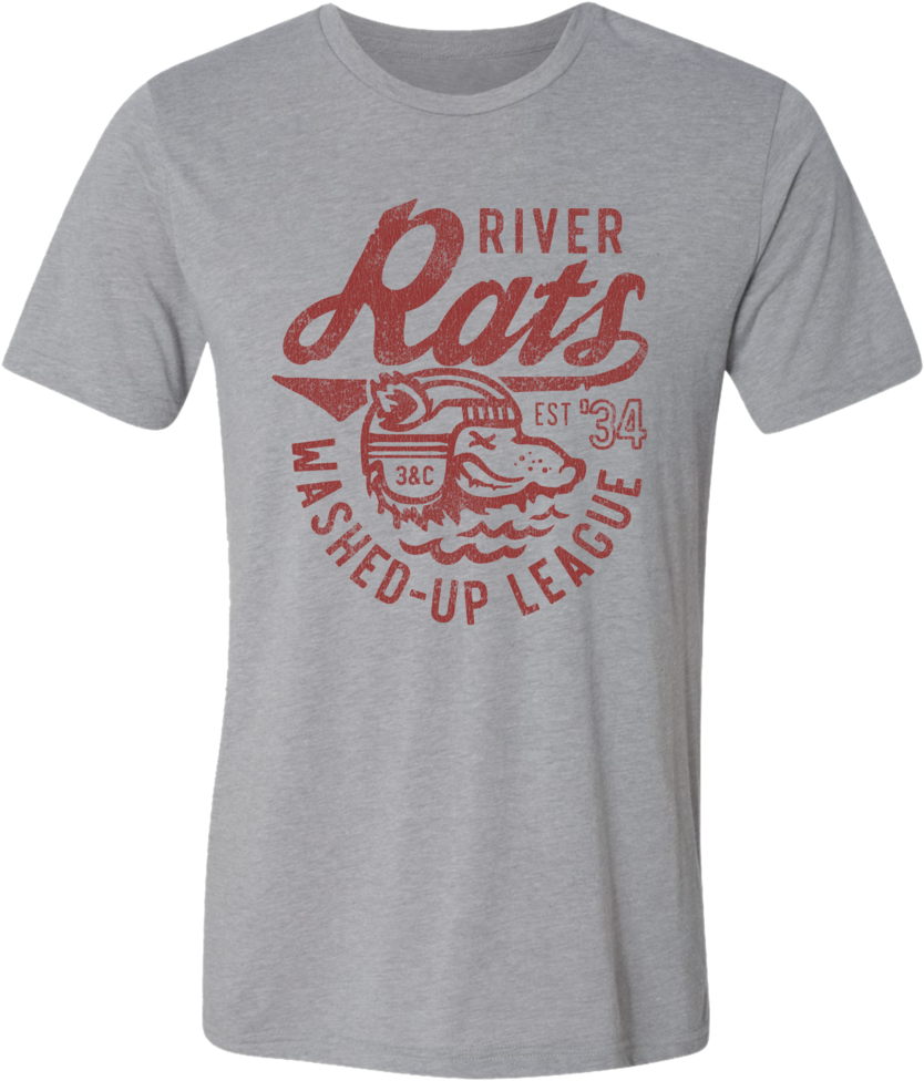 River Rats Tee - Active Shirt (880x1024), Png Download