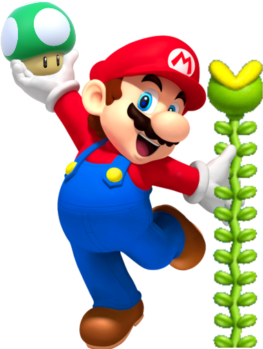 Png - Super Mario Galaxy Mario (392x509), Png Download