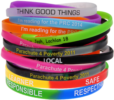 Skinny Debossed Wristband - Png Hand Band (427x600), Png Download