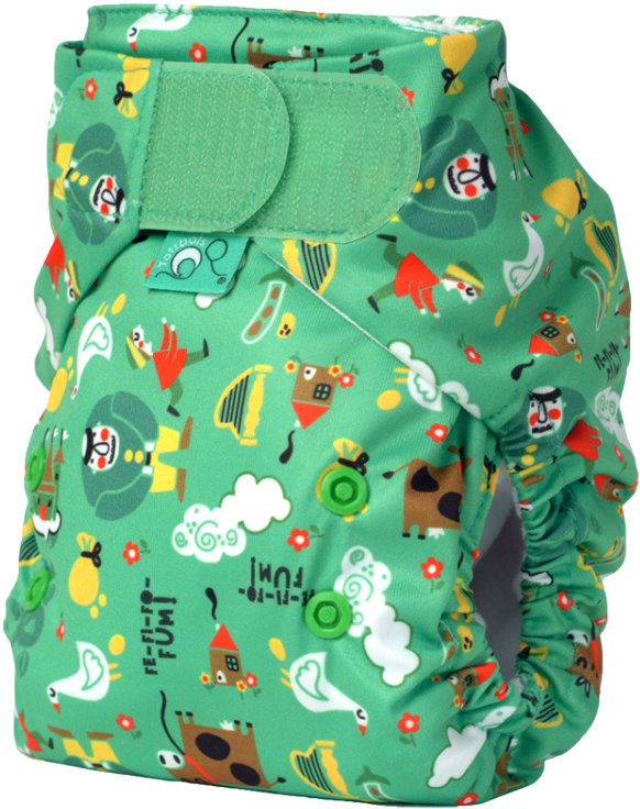 Totsbots Easyfit Nappy Jack And The Beanstalk (750x750), Png Download