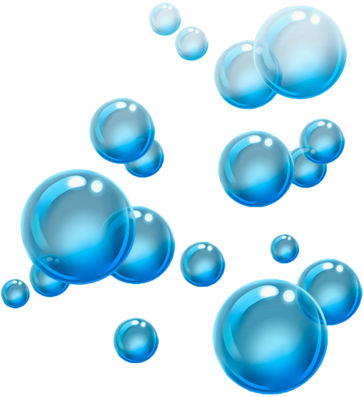 Mq Blue Bubbles Bubble Soapbubble - Bolhas De Agua Png (1024x1024), Png Download