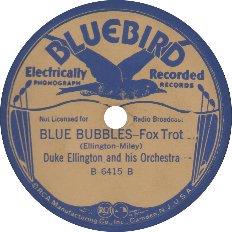 Blue Bubbles, Recorded December 19, 1927 By Duke Ellington - Million Dollar Quartet That's When Your Heartaches (885x885), Png Download