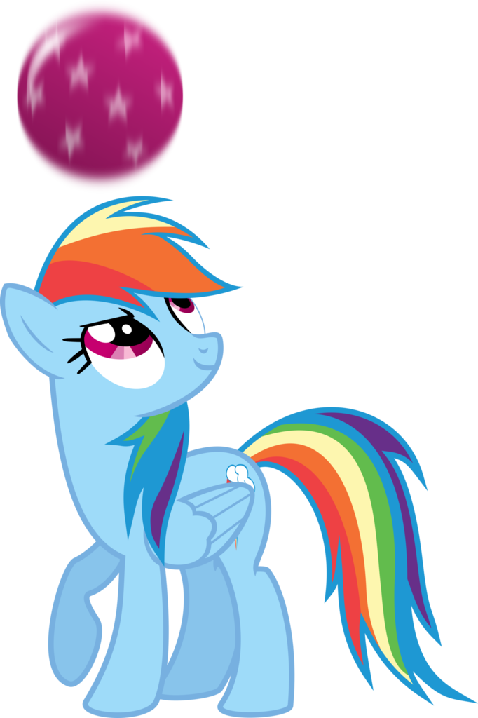 Yoshimon1, Ball, Rainbow Dash, Safe - My Little Pony Friendship (682x1024), Png Download