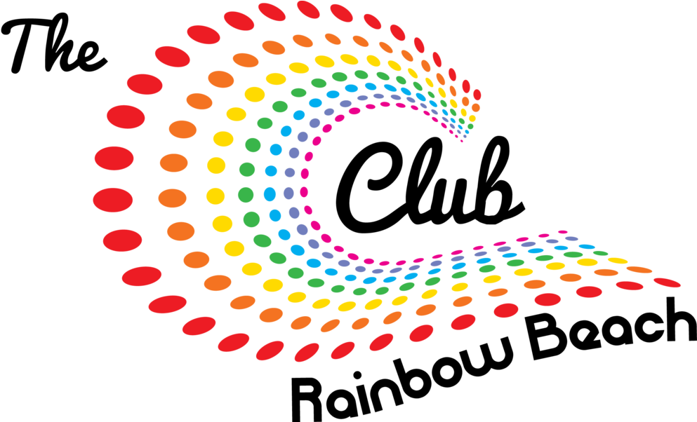 Rbsc Logo Black Text - Rainbow Beach Sports Club (1000x601), Png Download