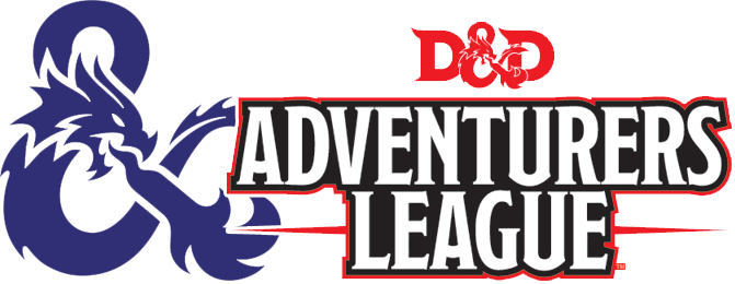Curse Of Strahd & The Adventurers League - D&d Adventurers League Logo (671x260), Png Download