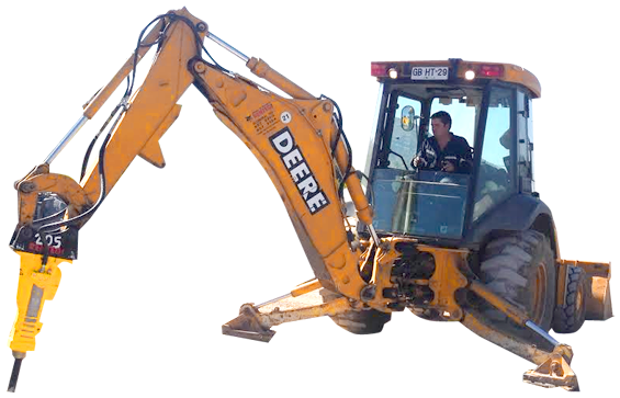 Arriendo De Minicargadores, Miniexcavadoras, Retroexcavadoras, - Crane (600x561), Png Download