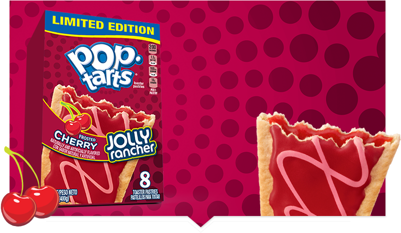 Kellogg's Pop-tarts Jolly Rancher Cherry - Cherry Jolly Rancher Pop Tarts (480x251), Png Download