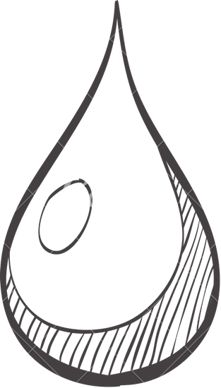 Drawn Water Droplets Icon Drawing Sketch Water Drop Full Size Png Download Seekpng