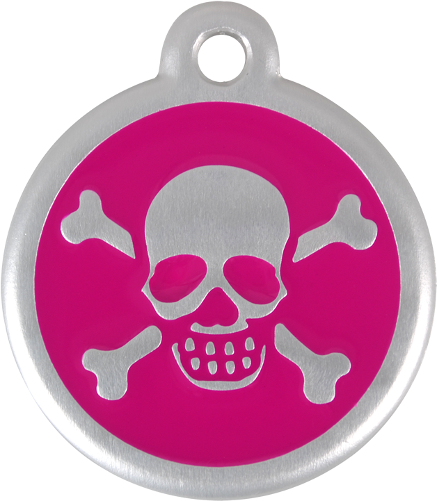 Product Codes - Red Dingo Qr Collar Tag, Skull/crossbones, Small, Black (1500x1500), Png Download