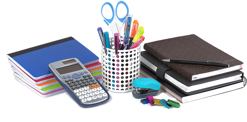 School And Office Supplies School Office Stationery Full Size Png Download Seekpng