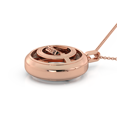 Misfit-shine - Blingtec For Misfit Shine - Pendant With Chain (400x400), Png Download