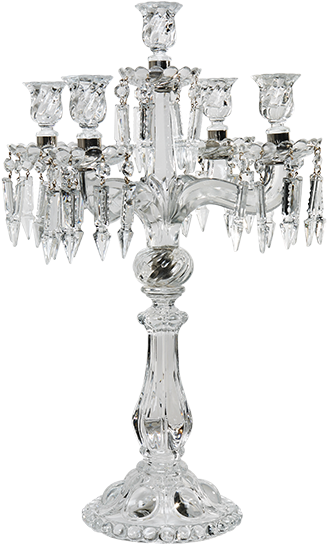Candelabra Glass 5 Candles - Candle (700x700), Png Download