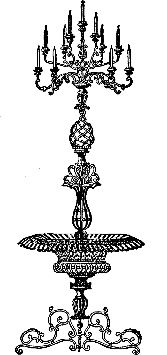 Digital Candelabra Download - Illustration (734x1600), Png Download