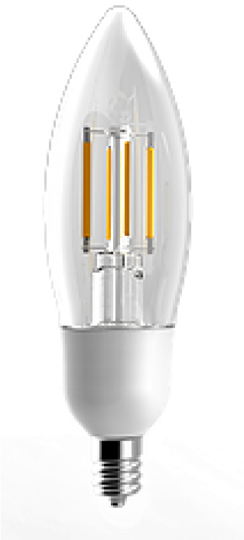 5w 60w Replacement 120v E12 Candelabra Base B11 Bulb - Standard Products 64271 Standard - 5w Led Filament (800x800), Png Download