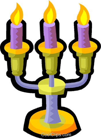 Candelabra Royalty Free Vector Clip Art Illustration - Illustration (351x480), Png Download