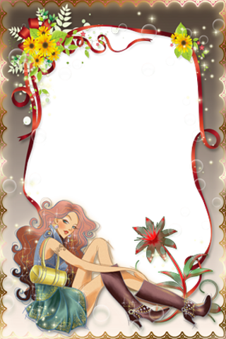 Simple Frame Photo Png Free Download All Seasons Photo - Marco De Moda Png (320x480), Png Download